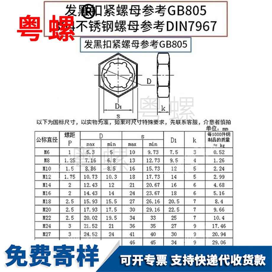 定做迪慶扣緊螺母